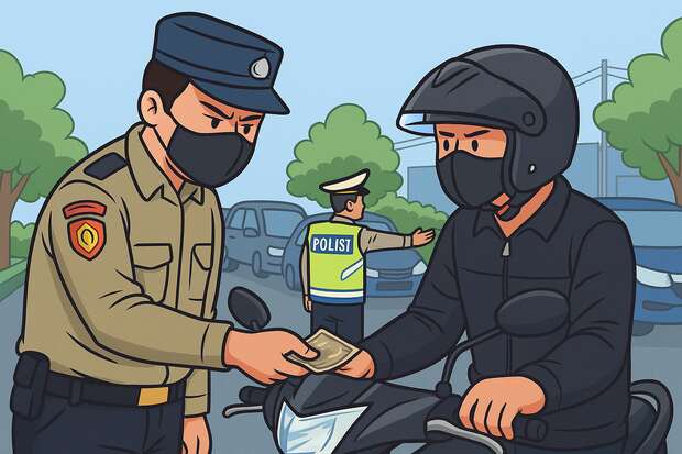 Corrupt Deal at Traffic Checkpoint