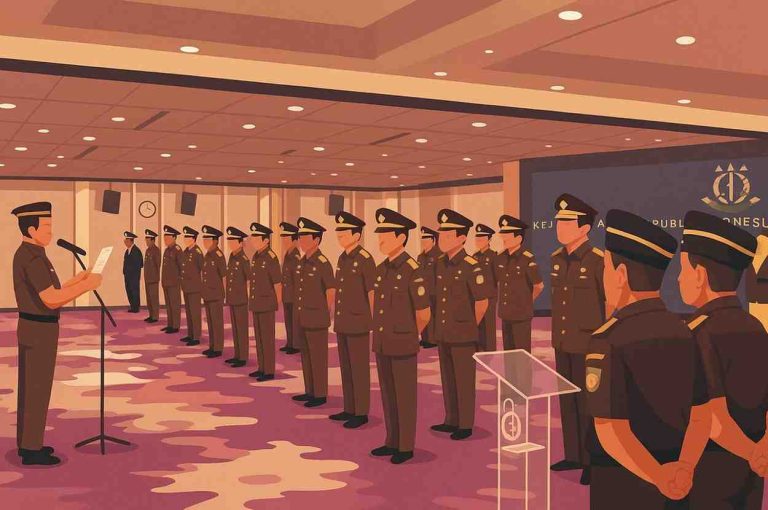 Ilustrasi Pelantikan 11 Kajati oleh Jaksa Agung (Supremasi.id)