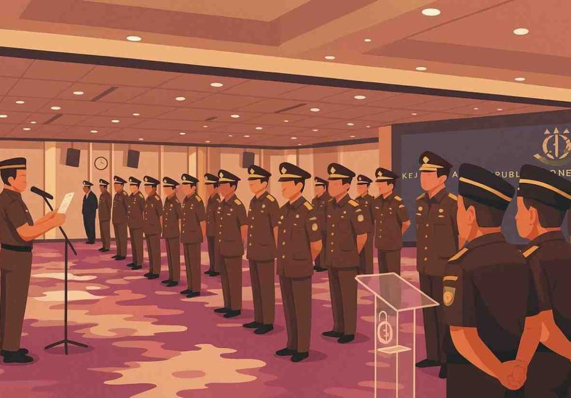 Ilustrasi Pelantikan 11 Kajati oleh Jaksa Agung (Supremasi.id)