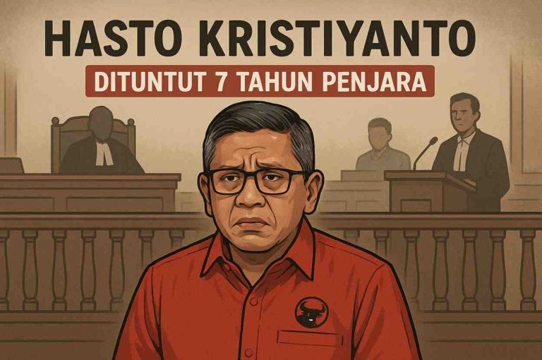 Ilustrasi Hasto Dituntut Penjara (Supremasi.id)