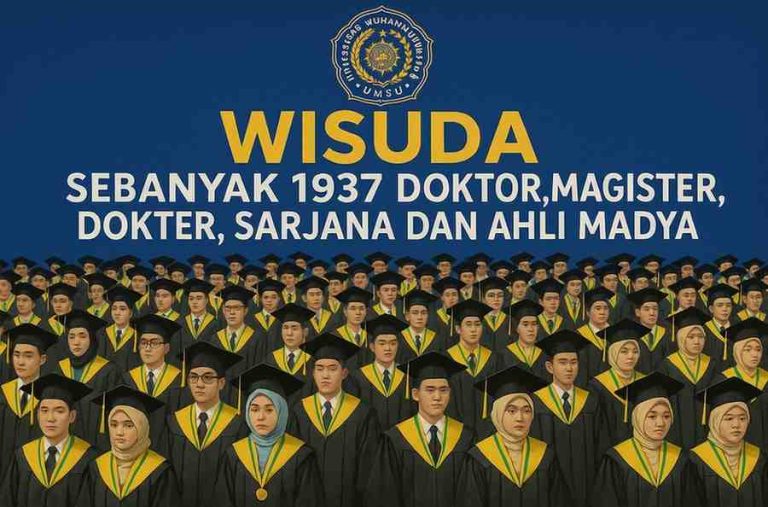 Ilustrasi wisuda UMSU (Supremasi.id)