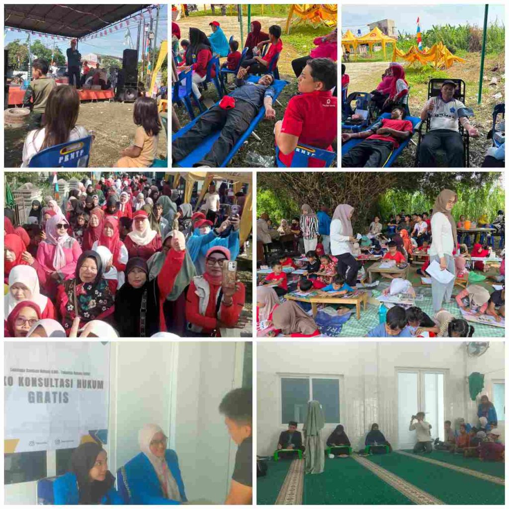 PRM Titi Papan Semarakkan HUT RI ke-81 dan Muktamar Muhammadiyah ke-49 dengan Gerakan Kebersamaan Warga